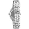 Bulova Ladies’ Classic Diamond 2-Hand Quartz Stainless Steel Watch, 16 Diamonds, Sapphire Crystal(Silver)