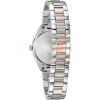 Bulova Ladies Classic Sutton Quartz Diamond Stainless Steel Bracelet Watch(Two-Tone/Brown dial)