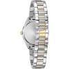 Bulova Ladies Quartz Dress Classic Sutton Watch Two-Tone Stainless Steel Bracelet, White Dial (Style:98R263)