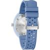 Bulova Oceanographer Snorkel Amazon Exclusive Ceramic Case and White Perforated Rubber Strap Watch, Day Date 100M WR(Blue Whale)