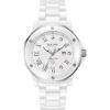 Bulova Ladies’ Marc Anthony Marine Star White Ceramic and Stainless Steel 3-Hand Quartz Watch Style: 98P222