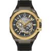 Bulova Men’s Automatic Performance Maquina Watch, Black Silicone Strap, Gray Heartbeat Skeleton Dial, 42 Hour Power Reserve (Style:98A310)