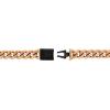 Bulova Jewelry Men’s Latin Grammy 6mm Curb Chain Brushed and Polished Curb Chain Rose Gold Stainless Steel Necklace, Length 22″ Style:BVC1067-RSTNA