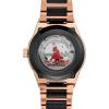 Bulova Latin Grammy Modern Millenia Automatic Two-Tone Stainless Steel Watch,Open Heartbeat Aperture,Exhibition Case Back,Black Dial, (Model:98A236)