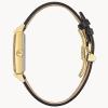 Bulova Men’s Frank Sinatra My Way Leather Strap Watch(Gold Tone/ Black Strap)