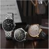 Bulova Men’s Frank Sinatra ‘Summer Wind’ 3-Hand Date Automatic with Textured Leather Strap(Black/Silver)