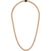 Bulova Jewelry Men’s Latin Grammy 6mm Curb Chain Brushed and Polished Curb Chain Rose Gold Stainless Steel Necklace, Length 22″ Style:BVC1067-RSTNA