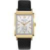 Bulova Men’s Frank Sinatra My Way Leather Strap Watch(Gold Tone/ Black Strap)