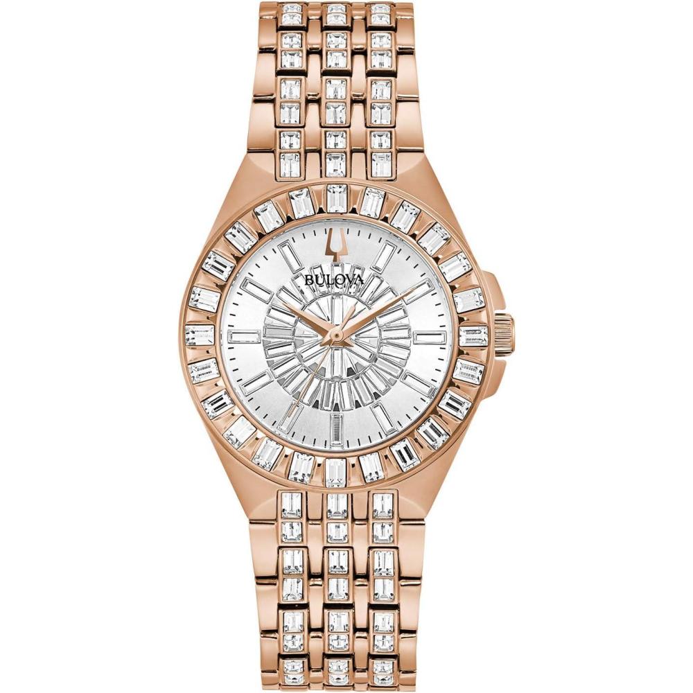 imageBulova Ladies Quartz Phantom Rose GoldTone Stainless Steel Bracelet