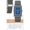 Bulova Frank Lloyd Wright Robie House Stainless Steel 3-Hand mens Quartz Watch, Gray Leather Strap Style: 96A287