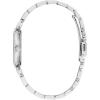 Bulova Ladies’ Classic Crystal Stainless Steel 3-Hand Quartz Watch, White Mother-of-Pearl Dial(Stainless Steel)