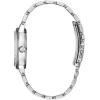 Bulova Ladies’ Crystal Phantom 3-Hand Quartz Watch, Faceted Mineral Glass Dial(Stainless/Blue Dial)