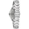 Bulova Ladies’ Crystal Phantom 3-Hand, Small Second Hand Quartz Watch, Mother-of-Pearl Dial(Stainless Steel)