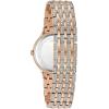 Bulova Ladies’ Crystal Phantom Rose Gold Tone Stainless Steel 2-Hand Quartz Watch, 440 Crystals and Pave Dial Style: 98L235