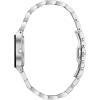 Bulova Ladies’ Modern Quadra Diamond Dial Stainless Steel 3-Hand Quartz Watch, Black Dial Style: 96P202