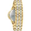 Bulova Men’s Crystal Octava Chronograph Quartz Watch, Pave Crystal Dial(Gold Tone)
