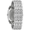 Bulova Men’s Crystal Octava Silver Stainless Steel Watch; Octagon Shape Dial, 3 Hand Style: 96A285