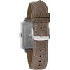 Bulova Men’s Frank Lloyd Wright Limited Edition ‘Ennis House’ Silver Stainless Steel Watch, Grey Leather Strap Watch, Textured Medallion Grey Pattern Dial, 3 Hand (Model: 96A314)