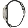 Bulova Men’s Military Heritage Hack Stainless Steel 3-Hand Automatic Watch, NATO Leather Strap, Luminous Hands and Markers, Black Leather/Ivory Dial