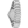 Bulova Men’s Modern Millenia 3-Hand Quartz Watch, Edge-to-Edge Crystal with Diamonds(Stainless Steel/Black Dial)