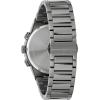 Bulova Men’s Modern Millenia Chronograph 6-Hand Quartz Stainless Steel Watch, Day/Date, Edge to Edge Crystal, 41mm(Grey IP/ Blue)