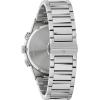 Bulova Men’s Modern Millenia Chronograph 6-Hand Quartz Stainless Steel Watch, Day/Date, Edge to Edge Crystal, 41mm(Silver/Black)