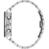 Bulova Men’s Modern Millenia Chronograph 6-Hand Quartz Stainless Steel Watch, Day/Date, Edge to Edge Crystal, 41mm(Silver/Black)