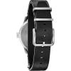 Bulova Milatary Hack 3 Hand Quartz Watch, Black Dial and Black Leather NATO Strap, (Model:96A219)
