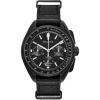 Bulova Men’s Archive Series Lunar Pilot 6-Hand Chronograph Precisionist Black Ion-Plated Stainless Steel, Black NATO Strap and Sapphire Crystal Style: 98A186