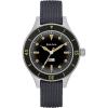 Bulova Men’s Archive Series MIL-SHIPS-W-2181 Stainless Steel 3-Hand Hack Automatic Watch, Grey Nylon Strap and Black Matte Dial Style: 98A266