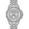 Bulova Men’s Crystal Octava Chronograph Quartz Watch, Pave Crystal Dial(Stainless Steel)