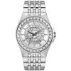 Bulova Men’s Phantom Crystal Watch(Silver Tone Stainless Steel)