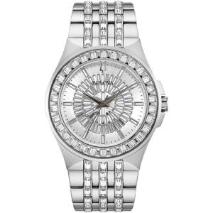 Bulova Men’s Phantom Crystal Watch(Silver Tone Stainless Steel)