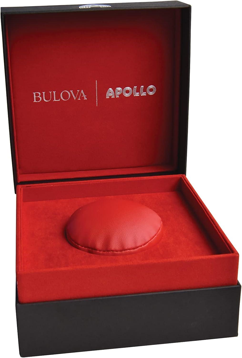 imageBulova Special Edition Apollo Theater Quartz Stainless Steel Watch Edge to Edge Crystal