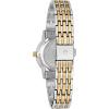 Bulova Classic Quartz Ladies Watch, Stainless Steel Diamond(Two-Tone Yellow Gold)