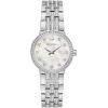 Bulova Ladies’ Crystal Stainless Steel Box Set with White Mother-of-Pearl Dial 3-Hand Quartz-Watch and Cross Crystal Pendant-Necklace, 30mm Style:96X163