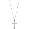 Bulova Ladies’ Crystal Stainless Steel Box Set with White Mother-of-Pearl Dial 3-Hand Quartz-Watch and Cross Crystal Pendant-Necklace, 30mm Style:96X163