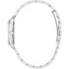 Bulova Ladies Quartz Dress Classic Watch, Silver-Tone Stainless Steel Bracelet, Black Dial Style: 96L300