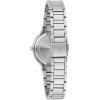 Bulova-Ladies’ Crystal Stainless Steel Box Set with White Mother-of-Pearl Dial 3-Hand Quartz-Watch and Heart Crystal-Pendant-Necklace, 30mm Style: 96X162