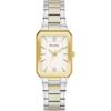 Bulova Ladies’ Classic Diamond Two-Tone Stainless Steel 3-Hand Quartz Watch,White Dial Style: 98P209
