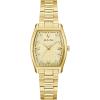 Bulova Ladies Dress Classic Diamond 3-Hand Quartz Watch, Stainless Steel Bracelet, 26x35mm Case(Gold Tone)