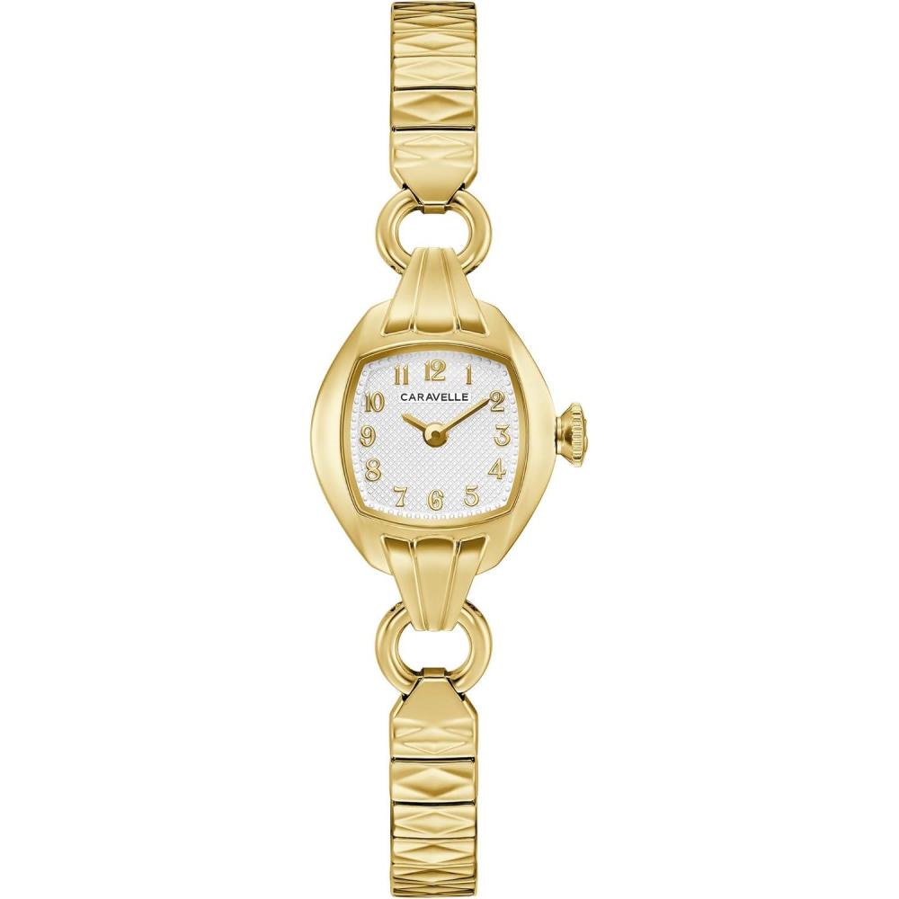 imageCaravelle by Bulova Ladies Quartz Vintage Classic WatchGold