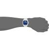Bulova Men’s Classic Dress Surveyor 2-Hand Day/Date Quartz Watch, Luminous Hands, 39mm(Silver/Blue Dial)