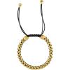 Bulova Men’s Jewelry Classic Polished Stainless Steel Link Braided(Gold Tone)