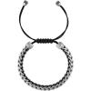 Bulova Men’s Jewelry Classic Polished Stainless Steel Link Braided(Stainless Steel)