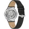Bulova Men’s Vintage Aerojet 4-Hand Automatic Watch, Open Aperture, Hack Feature, 24 Hour Time, Calendar Date, Double Curved Mineral Crystal, Luminous Hands, 41mm(Black Strap/Blue Dial)