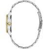 Caravelle by Bulova Ladies’ Classic Dress Coin-Edge 3-Hand Day-Date Quartz Watch(Two Tone Gold)