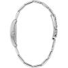 Caravelle by Bulova Ladies’ Dress 3-Hand Quartz Watch, Rectangle Case, Roman Numeral, Curved Mineral(Silver)