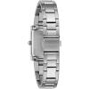 Caravelle by Bulova Ladies’ Dress 3-Hand Quartz Watch, Rectangle Case, Roman Numeral, Curved Mineral(Silver)
