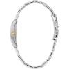 Caravelle by Bulova Ladies’ Dress 3-Hand Quartz Watch, Rectangle Case, Roman Numeral, Curved Mineral(Two Tone Gold)